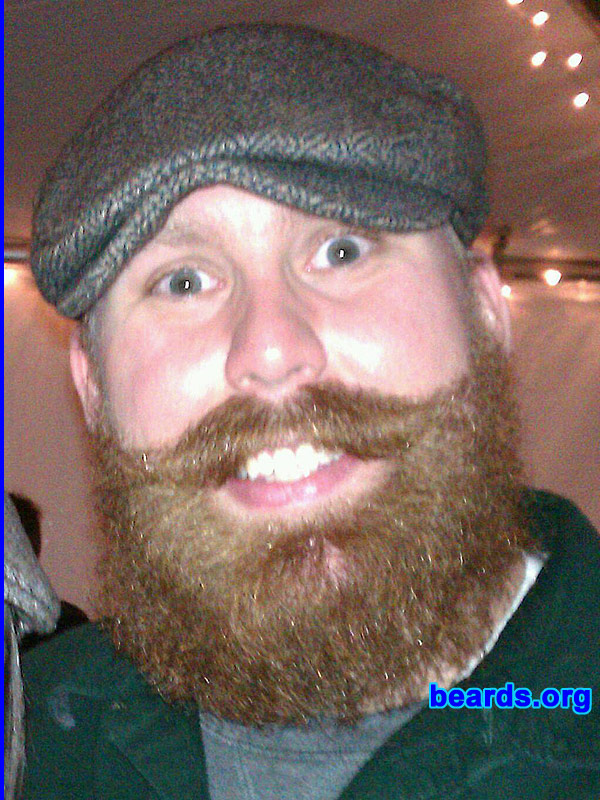 Matt
Bearded since: 2010. I am an experimental beard grower.

Comments:
I grew my beard because it just seemed like the right thing to do.

How do I feel about my beard? I love my beard and hope to have many wonderful years with it. 
Keywords: full_beard