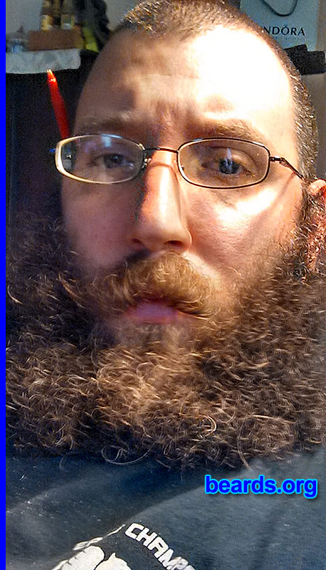 Pete B.
Bearded since: 2013. I am a dedicated, permanent beard grower.

Comments:
Why did I grow my beard? Wanted to have the full beard look for a while. It seems to suit me.

How do I feel about my beard? I like the fact that random people come up and compliment the beard.
Keywords: full_beard