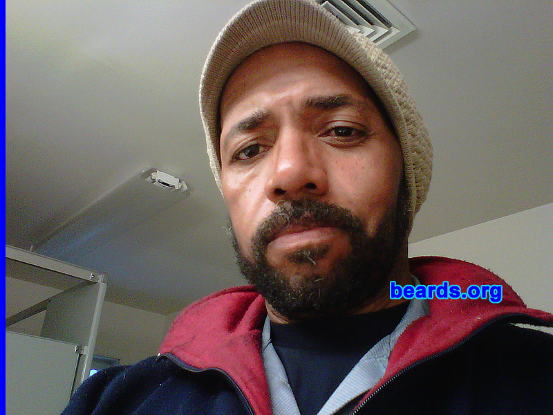 Reginald F.
Bearded since: 2011. I am an experimental beard grower.

Comments:
I grew my beard because all my heroes just happen to be bearded when I realized it.  It makes feel whole and natural. Also biblical references show that the many prophets were bearded. It can't be wrong.

How do I feel about my beard? Love it!
Keywords: full_beard