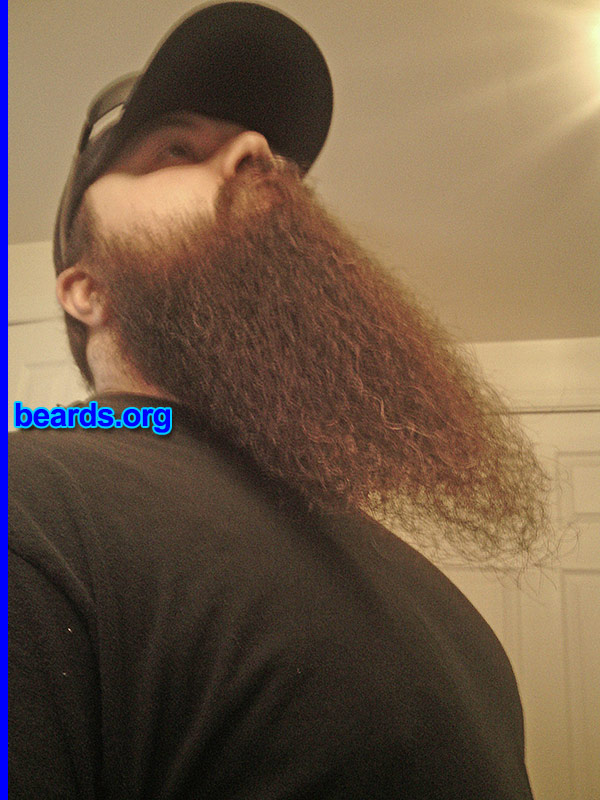 Tracy H.
Bearded since: 2008. I am a dedicated, permanent beard grower.

Comments:
Why did I grow my beard? It has been a family tradition to grow a beard from September until April.  But last year I decided not to cut it when April came around. Now it is quite long and now it's something I've become known for.

How do I feel about my beard? I love my beard, but I wish it started higher on my cheeks with a thicker mustache. 
Keywords: full_beard