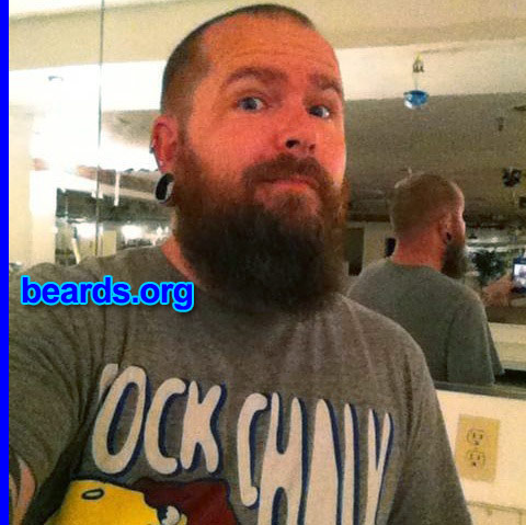 Tim
Bearded since: 2009. I am a dedicated, permanent beard grower.

Comments:
Why did I grow my beard? Because beards are awesome.

How do I feel about my beard? I feel fluffy.
Keywords: full_beard