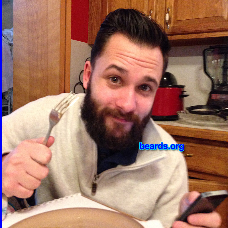 Vinny W.
Bearded since: 2013. I am an occasional or seasonal beard grower.

Comments:
Why did I grow my beard? To keep my face warm during the winter!

How do I feel about my beard? Next to my wife and son, it's the next best thing.
Keywords: full_beard