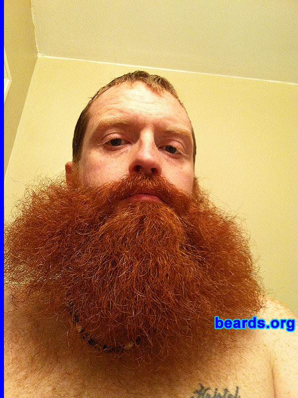 Brian
Bearded since: 2010. I am a dedicated, permanent beard grower.

Comments:
Why did I grow my beard? I used to have just a mustache and goatee and my wife said to just let it grow and see what happens. It's the best advice she's ever given. LOL.

How do I feel about my beard? I love my beard.  It has become part of who I am and I might trim it a little to keep it healthy, but I will never cut it.
Keywords: full_beard