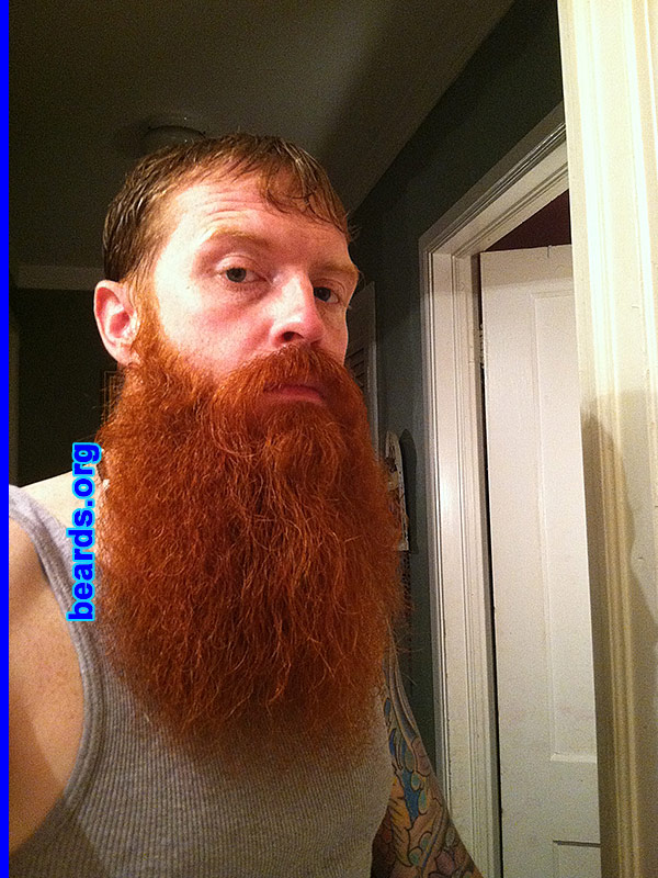 Brian
Bearded since: 2010. I am a dedicated, permanent beard grower.

Comments:
Why did I grow my beard? I used to have just a mustache and goatee and my wife said to just let it grow and see what happens. It's the best advice she's ever given. LOL.

How do I feel about my beard? I love my beard.  It has become part of who I am and I might trim it a little to keep it healthy, but I will never cut it.
Keywords: full_beard