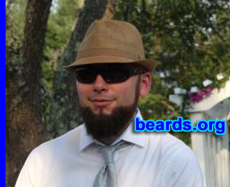 Chris
Bearded since: 1997 on and off.  I am an experimental beard grower.

Comments:
Why did I grow my beard?  Because I can.  So why wouldn't I?

How do I feel about your my beard? Every style I wear always looks good, even if it doesn't.
Keywords: chin_curtain
