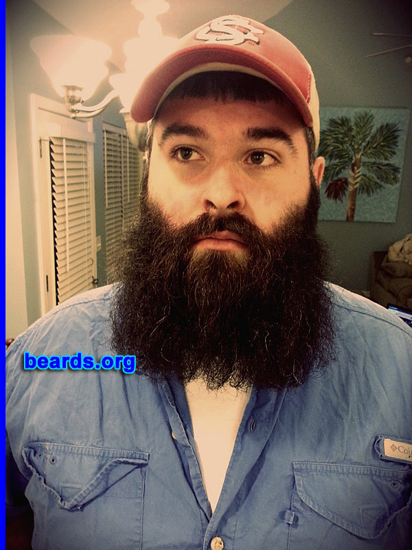 Bryant
Bearded since: 2004. I am a dedicated, permanent beard grower.

Comments:
Why did I grow my beard? Because I'm a man and that's what men do!

How do I feel about my beard?  My beard defines my personality to the "T": In your face, yet refined. Couldn't imagine life without it.
Keywords: full_beard