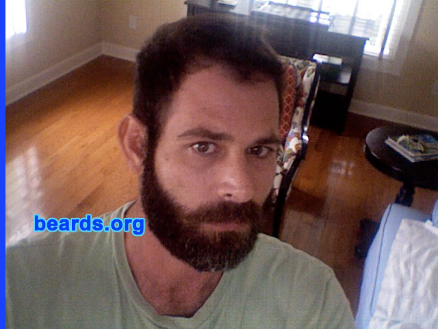 Christopher
Bearded since: 2010.  I am an occasional or seasonal beard grower.

Comments:
I grow my beard each fall and keep it usually until mid May.  I work outside in Charleston, South Carolina and it starts to feel like I'm wearing a sweater on my face when the temps start hitting the upper 80s.  Maybe 2011 will be the summer I make it through.

How do I feel about my beard? I love my beard. I really do. I enjoy shampooing it every day. There are certain stages when I wish I could jump ahead three weeks.  But all in all, I enjoy the process and look forward to each year.
Keywords: full_beard
