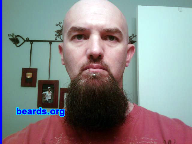 David P.
Bearded since: 2009.  I am an experimental beard grower.

Comments:
I grew my beard because I think I look better with one.

How do I feel about my beard? I like it most of the time.
Keywords: goatee_mustache