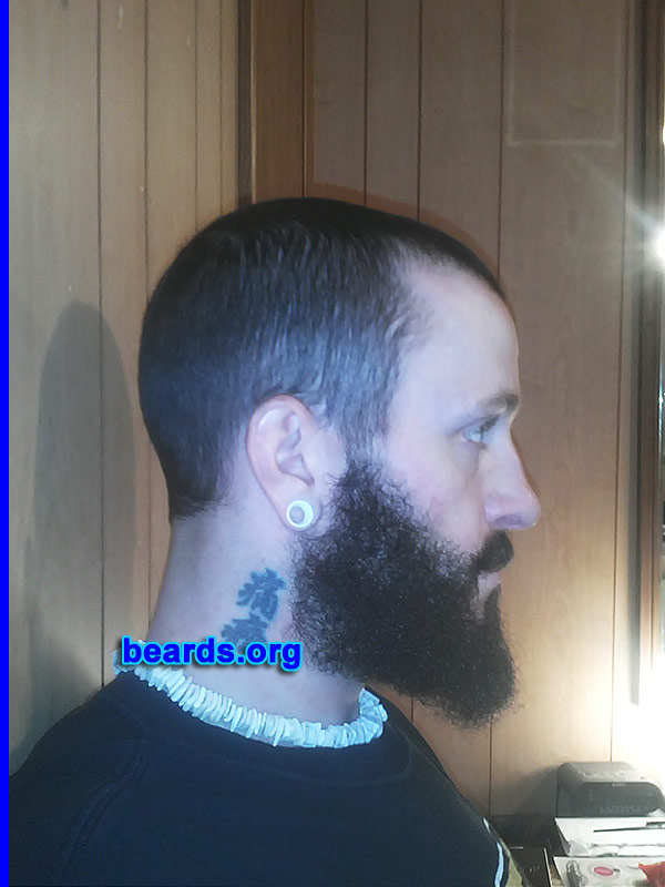 Dustin
Bearded since: 2013. I am a dedicated, permanent beard grower.

Comments:
Why did I grow my beard? Got tired of shaving!
Keywords: full_beard