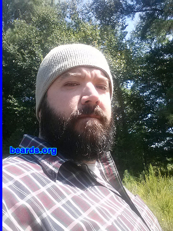 Derek B.
Bearded since: June 2013. I am a dedicated, permanent beard grower.

Comments:
Why did I grow my beard? The new up rising of beard popularity!
Decided to start growing it to find out my beard's terminal length.

How do I feel about my beard? I'm digging my beard!
Keywords: full_beard