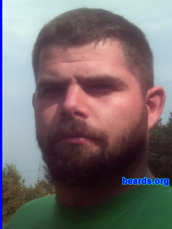 Jason W.
Bearded since: 2011. I am a dedicated, permanent beard grower.

Comments:
I just finished en years of military service and now it is time for me to grow the epic beard.

How do I feel about my beard? I feel fantastic.  I can hardly wait for it to get longer and more full.
Keywords: full_beard