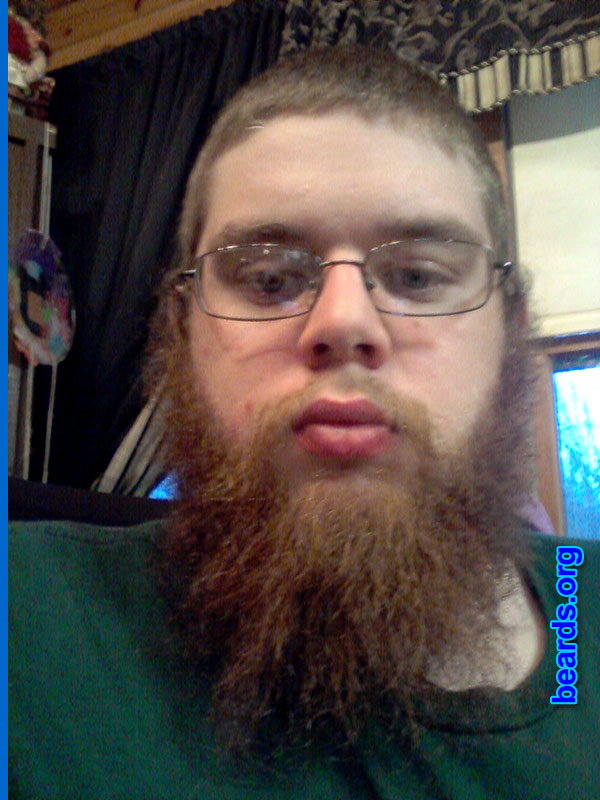 Josh
Bearded since: 2013. I am a dedicated, permanent beard grower.

Comments:
Why did I grow my beard? Why not?

How do I feel about my beard? Good for being nineteen.  Just wished I had a fuller mustache.
Keywords: full_beard