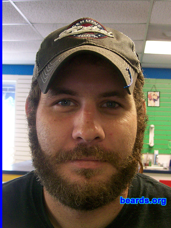 Ryan A.
Bearded since: 2008.  I am an experimental beard grower.

Comments:
I grew my beard because I retired out of the Navy...

How do I feel about my beard?  Four weeks and not wanting to shave!!!
Keywords: full_beard