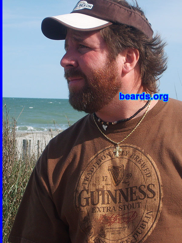 Tony
Bearded since: 2007.  I am a dedicated, permanent beard grower.

Comments:
I broke my leg and I was laid up for six months. So I let it grow and I really liked the new look.

How do I feel about my beard?  It completes me.
Keywords: full_beard
