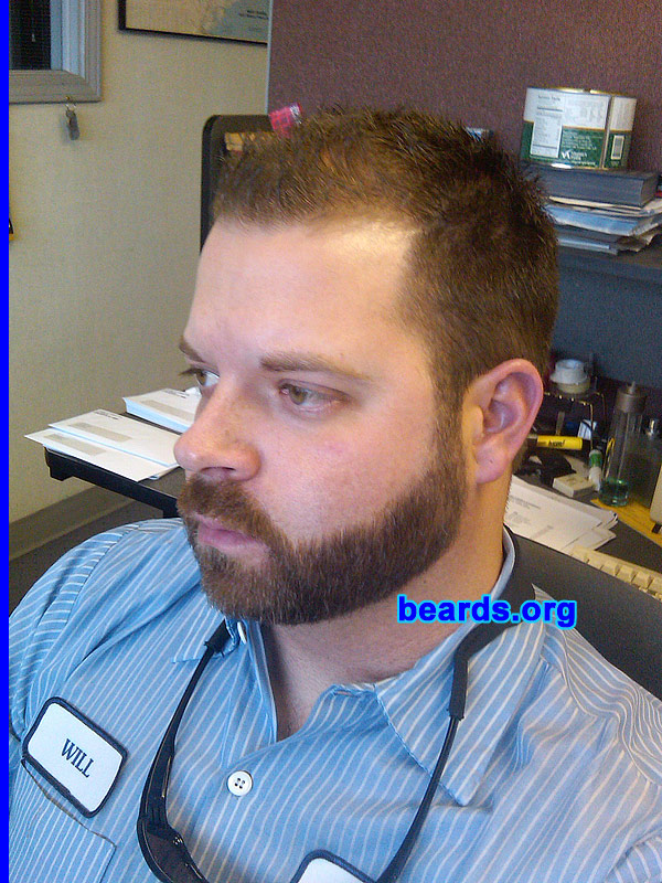 Will
Bearded since: 2010.  I am an occasional or seasonal beard grower.

Comments:
I grew my beard for the appearance, masculinity, and because my wife likes it!

How do I feel about my beard?  I'm satisfied with the thickness and like it better the longer it gets!
Keywords: full_beard