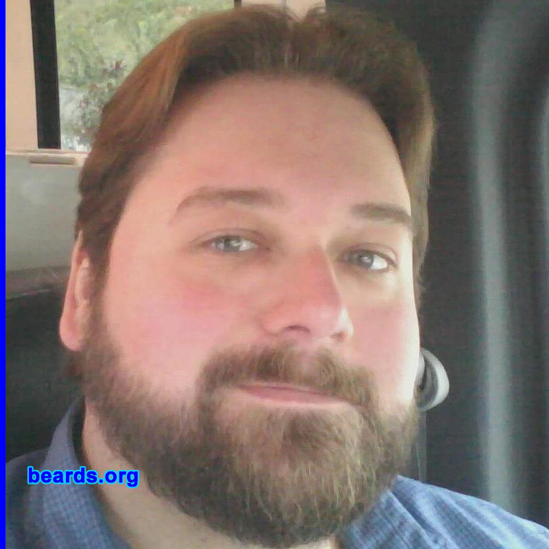 Chris S.
Bearded since: 2012. I am a dedicated, permanent beard grower.

Comments:
Why did I grow my beard? Time for a change,  I had had a goatee and mustache since I was seventeen or so. Thought it was time to run with the big dogs. Fiance loves it and so do I. I have gotten so many compliments. I'm a big guy, So I think i pull it off quite well.  See no reason to shave again.

How do I feel about my beard? I love it!!!! I can't believe it didn't do this sooner. I never really had the patience for it to get thick before. But I'm older and wiser now. So I let it grow. The beard is the way to go!
Keywords: full_beard