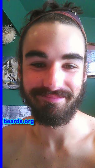 Charles
Bearded since: 2013. I worked on a farm in Canada for a month during the summer after graduating from high school. I decided to grow a beard for the whole summer.

How do I feel about my beard? I loved my beard and was proud to be able to grow it at age eighteen.
Keywords: full_beard