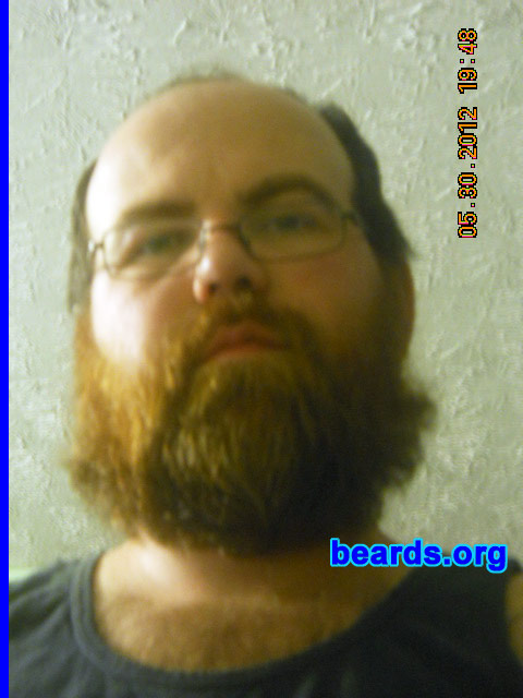 Eric F.
Bearded since: 1996. I am an occasional or seasonal beard grower.

Comments:
I grew my beard because of sensitive skin.  I always wanted to have a beard because my dad used to have one.

How do I feel about my beard?  Don't want to be without it.
Awesome.
Keywords: full_beard