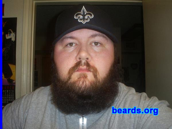 Jason
Bearded since: 2006.  I am a dedicated, permanent beard grower.

Comments:
I first started growing a beard in the winter months to keep my face warm. When I learned I could grow a nice full beard, I decided to keep it neat and trimmed during the rest of the year.

How do I feel about my beard? I love it! It's a very manly beard.  Thick and full.
Keywords: full_beard
