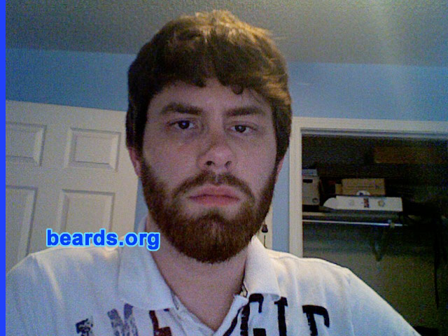 Joshua B.
Bearded since: 2000.  I am an experimental beard grower.

Comments:
Since I was seventeen, I've been able to grow a great beard. I like to grow it out and experiment with different looks. Since it grows full and I have no bald spots I can do just about any style with it. I see my beard as a blank canvas ready to be sculpted into something awesome and manly.

How do I feel about my beard? I love my beard. I look at those little boys who can't grow a beard and say, "I'll grow one for you." Like childbirth is the peak of womanhood, growing a righteous beard is the peak of ultimate manliness. Even God is portrayed with a beard...
Keywords: full_beard