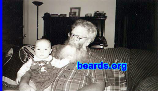 Jim C.
Bearded since: 1978.

Comments:
I grew the beard at first because shaving left my neck raw and painful.  

How do I feel about my beard?  I now consider it a part of who I am.
Keywords: full_beard