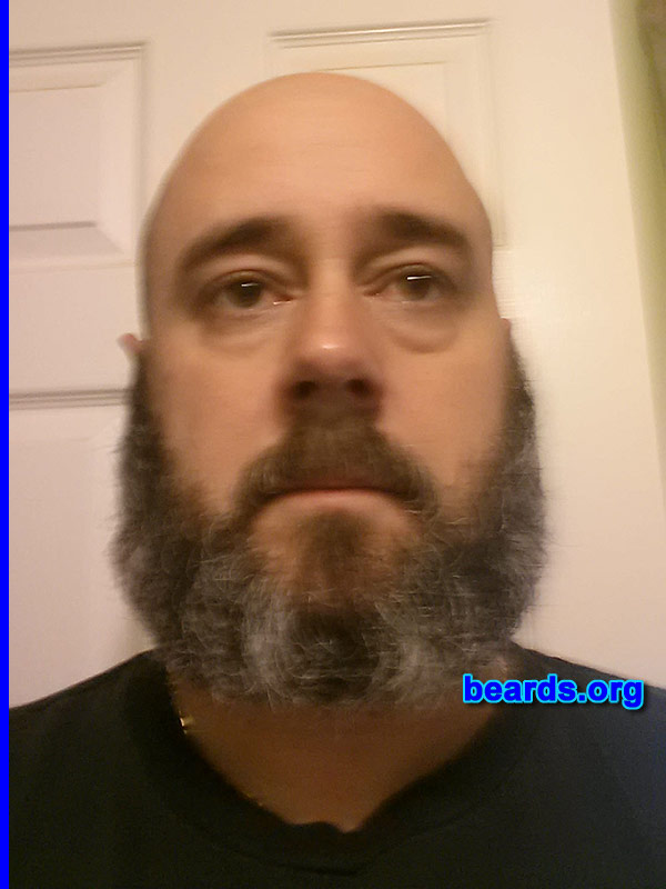 Jason G.
Bearded since: 2013. I am an experimental beard grower.

Comments:
Why did I grow my beard? Just to see if I could.

How do I feel about my beard? Love it.  Will always have one now.
Keywords: full_beard