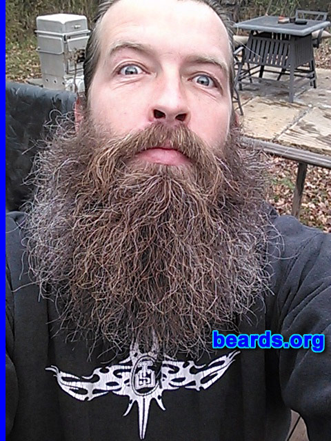 Jason H.
Bearded since: February 2013. I am a dedicated, permanent beard grower.

Comments:
Why did I grow my beard? Several reasons.

How do I feel about my beard? My beard is my friend. It's full of magical powers and woodland creatures!
Keywords: full_beard