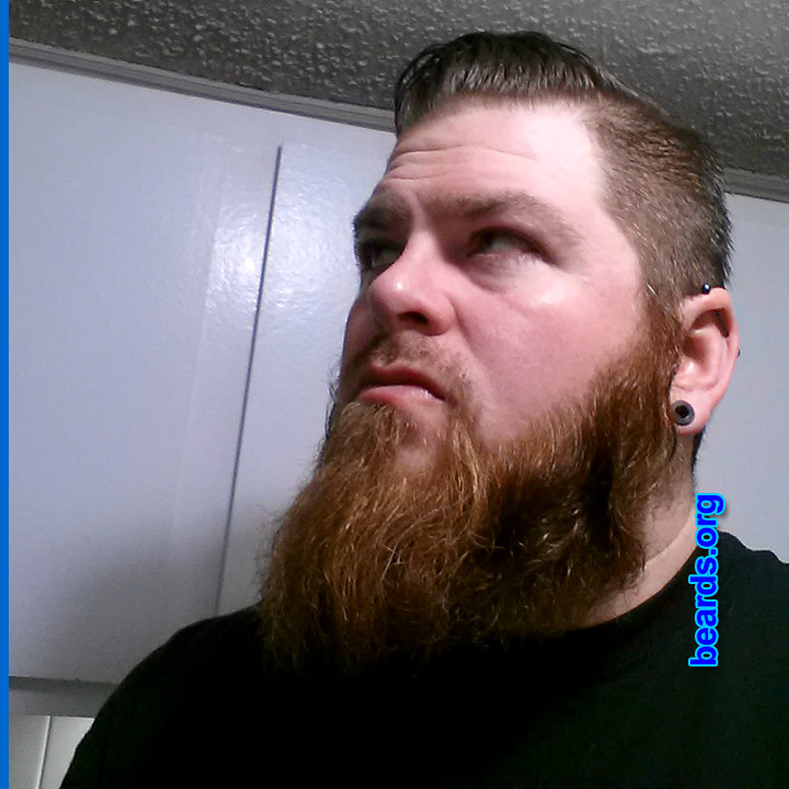 Jason
Bearded since: 2011. I am a dedicated, permanent beard grower.

Comments:
Why did I grow my beard?  Because I'm a man, you just have to.

How do I feel about my beard? Love it.  Plus all the attention from the ladies isn't bad, either.
Keywords: chin_curtain