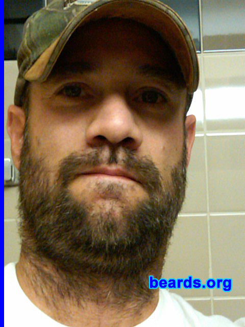 Keith
Bearded since: 1995.  I am a dedicated, permanent beard grower.

Comments:
I grew my beard because I love the look and feel. I constantly change it up, shave it than regrow it. Wanting to go full face unshaven but seem to lack the bal... courage to go all the way so far.

How do I feel about my beard? I wish it were denser, thicker, and fuller but am happy enough with it.
Keywords: stubble full_beard