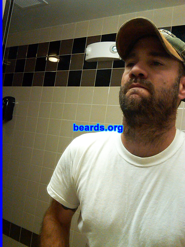 Keith
Bearded since: 1995.  I am a dedicated, permanent beard grower.

Comments:
I grew my beard because I love the look and feel. I constantly change it up, shave it than regrow it. Wanting to go full face unshaven but seem to lack the bal... courage to go all the way so far.

How do I feel about my beard? I wish it were denser, thicker, and fuller but am happy enough with it.
Keywords: stubble full_beard