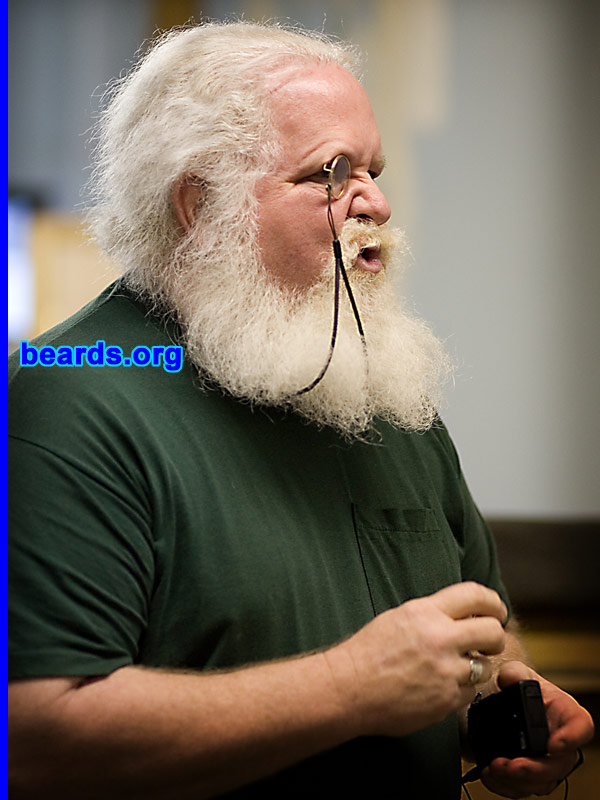 "Santa" Rich
Bearded since: 2007.  I am a dedicated, permanent beard grower.

Comments:
I grew my beard because I've been a professional Santa since 2007.  Prior to that, I was a seasonal beard grower.

How do I feel about my beard? It grows...  That's one thing I do well, grow hair!
Keywords: full_beard