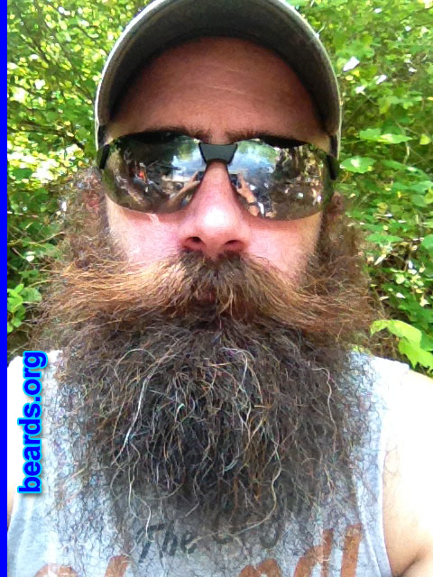 Timothy L.
Bearded since: 2013.  I am an dedicated, permanent beard grower.

Comments:
Why did I grow my beard? Because men look best with beards. Beards are awesome.

How do I feel about my beard? I love my beard. People give me more respect now that I have a beard. It makes me more attractive. I love the attention it
gets.
Keywords: full_beard