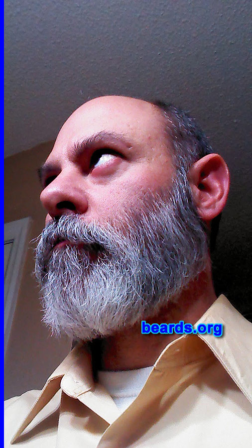 Terry B.
Bearded since: 1995. I am a dedicated, permanent beard grower.

Comments:
Why did I grow my beard? Originally, I occasionally grew my beard in high school because I could. After being discharged from military service I grew the beard back permanently. Length can vary.

How do I feel about my beard? The beard is the essence of a man and should be worn with pride.
Keywords: full_beard