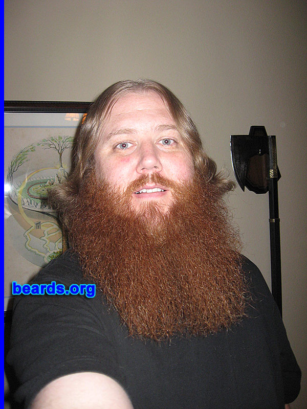 Andrew
Bearded since: 2011. I am a dedicated, permanent beard grower.

Comments:
Why did I grow my beard? I just like the way a beard looks.

How do I feel about my beard? I love my beard. I have always grown facial hair and this one has been in progress since 2011, although through several different stages and styles. This is the longest I have ever had it.
Keywords: full_beard