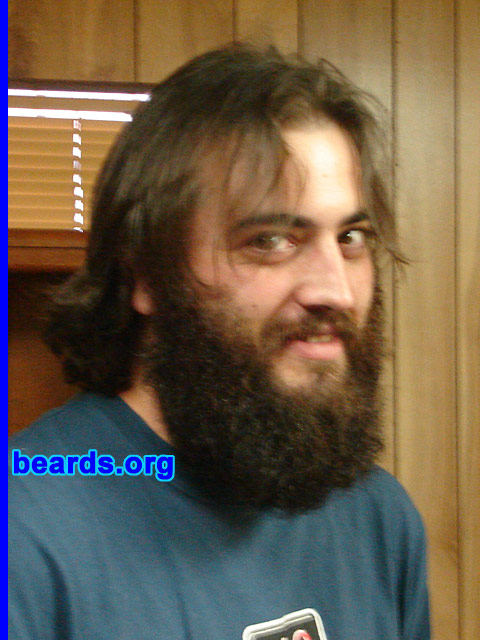 Brian
Bearded since: 1998.  I am a dedicated, permanent beard grower.

Comments:
I grew my beard originally because I was shy. Since then, the shyness has passed and the beard has stayed. Now I cannot imagine going anywhere without my beard.

How do I feel about my beard?  It is a non-detachable piece of my anatomy.
Keywords: full_beard