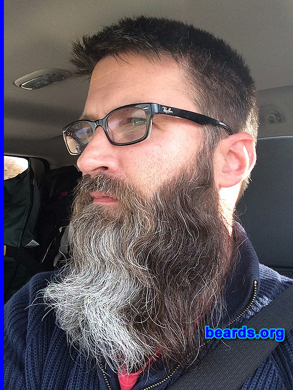 Brett S.
Bearded since: 2013. I am an experimental beard grower.

Comments:
Why did I grow my beard? Because I can.

How do I feel about my beard? I like it. Positive experience.
Keywords: full_beard