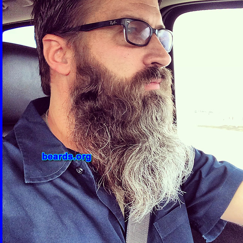 Brett S.
Bearded since: 2013. I am an experimental beard grower.

Comments:
Why did I grow my beard? Because I can.

How do I feel about my beard? I like it. Positive experience.
Keywords: full_beard