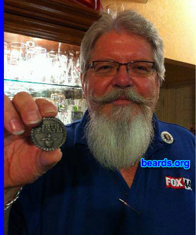 Brian Beard
Bearded since: 1974. I am a dedicated, permanent beard grower.

Comments:
Why did I grow a beard?  Coolness and of course I am a Beard (real last name).

How do I feel about my own beard?  I love it!  And I play Santa Claus.
Keywords: goatee_mustache