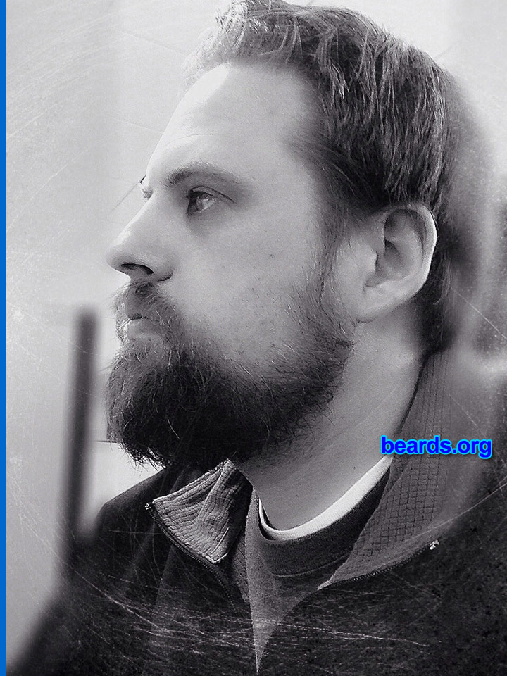 Chris S.
Bearded since: November 2013. I am an occasional or seasonal beard grower.

Comments:
Why did I grow my beard? I honestly believe that a nice-sized, well-taken-care-of beard makes one look tough and distinguished.

How do I feel about my beard? I will always covet those who can grow a long, non-scraggly beard. I can manage a lower-end mid- size. But I live with the cards I've been dealt.
Keywords: full_beard