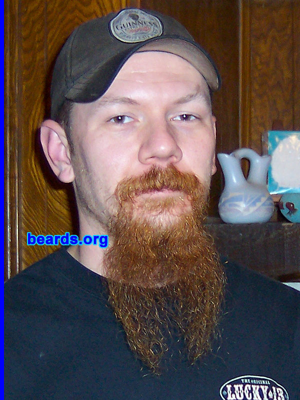 Dean
Bearded since: 2000.  I am a dedicated, permanent beard grower.

Comments:
I grew my beard because I got tired of shaving.

How do I feel about my beard? Can't see myself without it.
Keywords: goatee_mustache