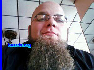 Gabe C.
Bearded since: 1999. I am a dedicated, permanent beard grower.

Comments:
I grew my beard 'cause I have always had a beard of some sort my whole life (in my mind).

How do I feel about my beard? I feel that it accenuates my dead sexy features!
Keywords: chin_curtain