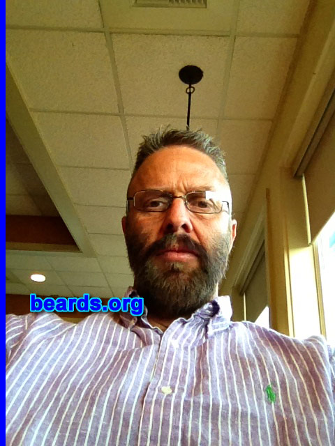 Greg
Bearded since: 2011.  I am a dedicated, permanent beard grower.

Comments:
Why did I grow my beard? I grew my beard because I never knew if I could grow one.

How do I feel about my beard?  Awesome.  Never coming off.
Keywords: full_beard