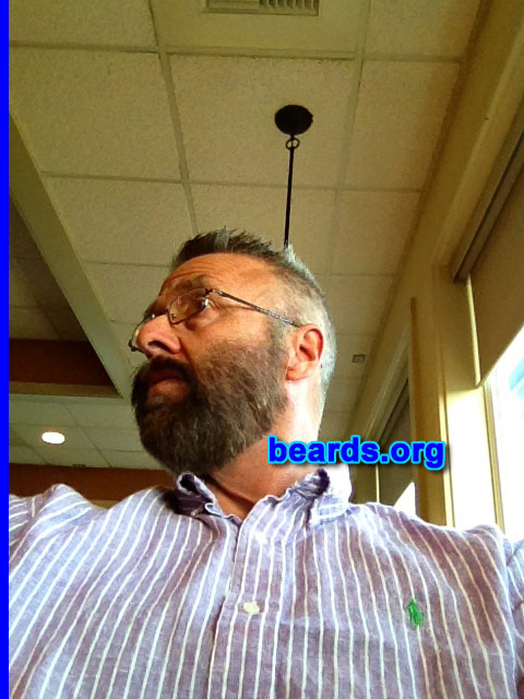 Greg
Bearded since: 2011.  I am a dedicated, permanent beard grower.

Comments:
Why did I grow my beard? I grew my beard because I never knew if I could grow one.

How do I feel about my beard?  Awesome.  Never coming off.
Keywords: full_beard