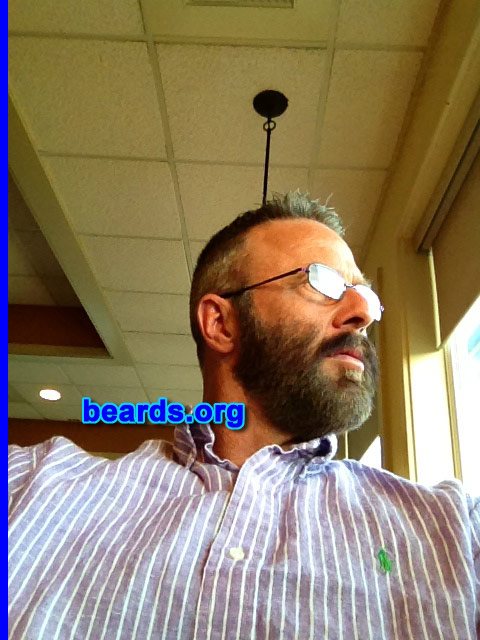 Greg
Bearded since: 2011.  I am a dedicated, permanent beard grower.

Comments:
Why did I grow my beard? I grew my beard because I never knew if I could grow one.

How do I feel about my beard?  Awesome.  Never coming off.
Keywords: full_beard