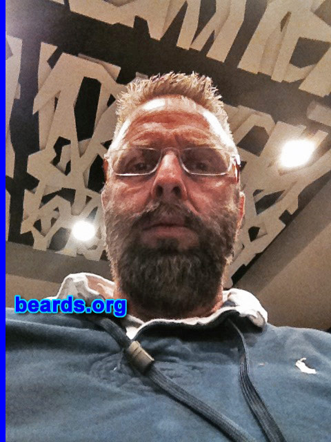 Greg
Bearded since: 2011. I am a dedicated, permanent beard grower.

Comments:
Why did I grow my beard? Looks good.

How do I feel about my beard? Great.
Keywords: full_beard