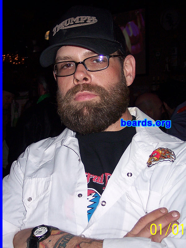 James
Bearded since: 1986.  I am an experimental beard grower.

Keywords: full_beard