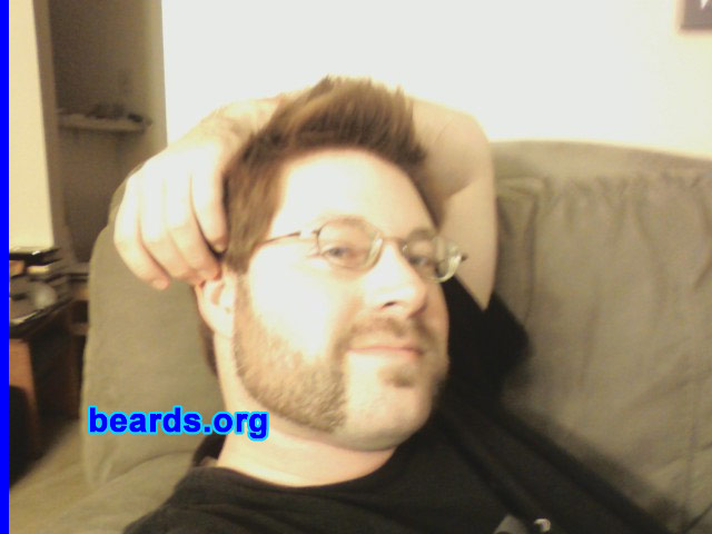 James
Bearded since: 1998. I am a dedicated, permanent beard grower.

Comments:
I grew my beard because I like the way I look in it; don't look so young!

How do I feel about my beard? I love it.
Keywords: mutton_chops soul_patch