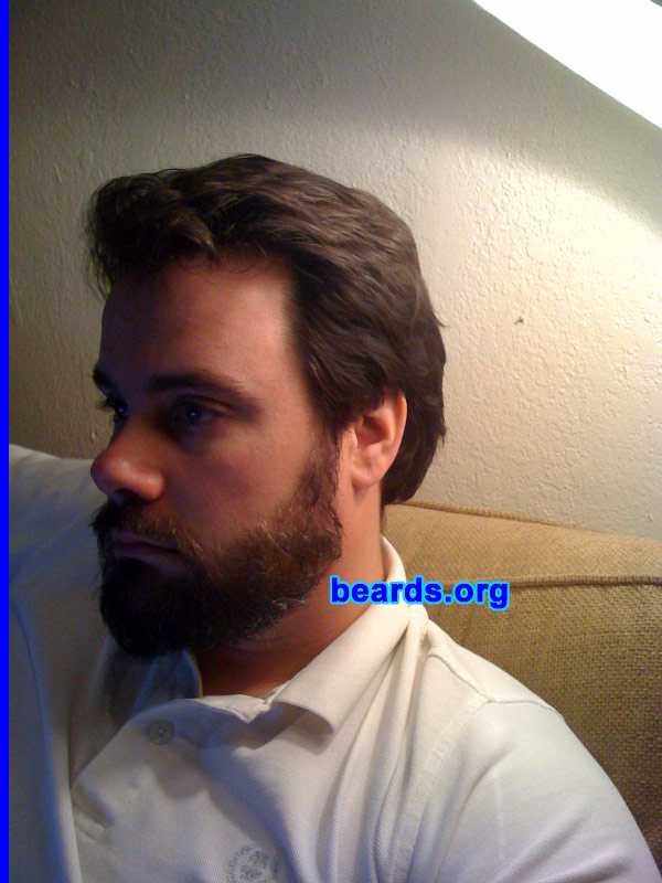 John B.
Bearded since: 2009.  I am an experimental beard grower.

Comments:
I grew my beard because I wanted to see if I could grow one. Once it grew in fully, I decided to keep it for the foreseeable future.

How do I feel about my beard? I'm a fan. I'll be keeping the beard for a while.
Keywords: full_beard