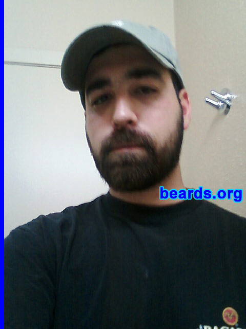 John
Bearded since: 2009.  I am an experimental beard grower.

Comments:
I grew my beard at first to buy beer when I was a kid, since I was not twenty-one at the time. I have decided to grow my beard since my latest and now ex-girlfriend did not want me to grow a full beard. She liked my goatee, though. It's understandable.  She's the one that had to live with me.

How do I feel about my beard? I like it. Be you're own man.  Who cares what other people think?  It takes guts to break away from the pack. I think women like it, too.
Keywords: full_beard