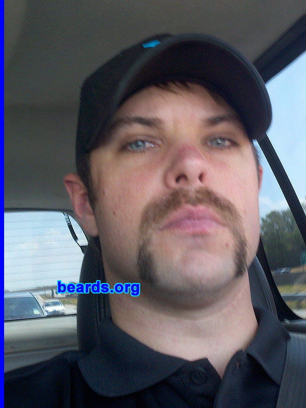 Jeffrey M.
Bearded since: 1998.

Comments:
I grew my beard for duck season and because it's cool.

How do I feel about my beard? I love it.
Keywords: horseshoe